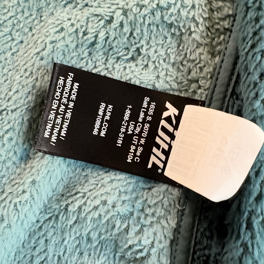 Kuhl The One Jacket Womens Small Teal Full Zip Insulated Lightweight Stretch - Picture 13 of 16